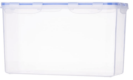 Aristo Lock & Fresh 334 Plastic Storage Container - 6070 ML, Transparent Clear, large (LOCK&FRESH334) - Image 2